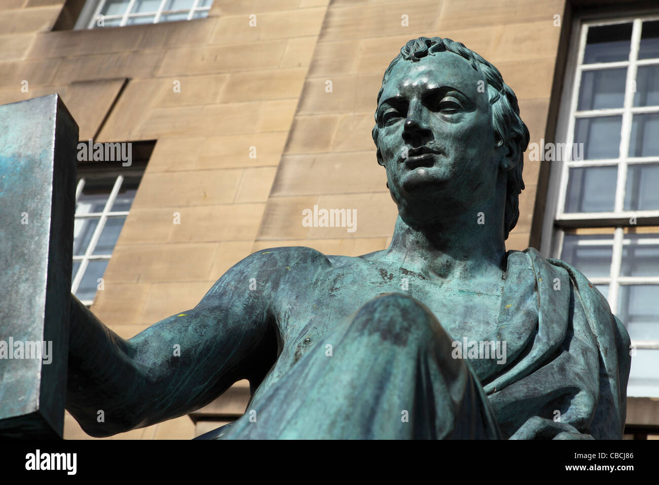 David Hume Memorial, Edinburgh, Schottland. Stockfoto