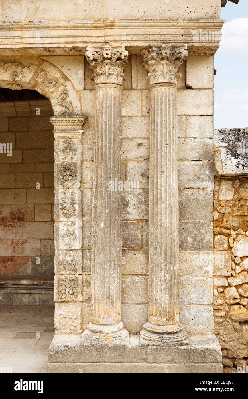 Korinthische Säulen Stockfoto