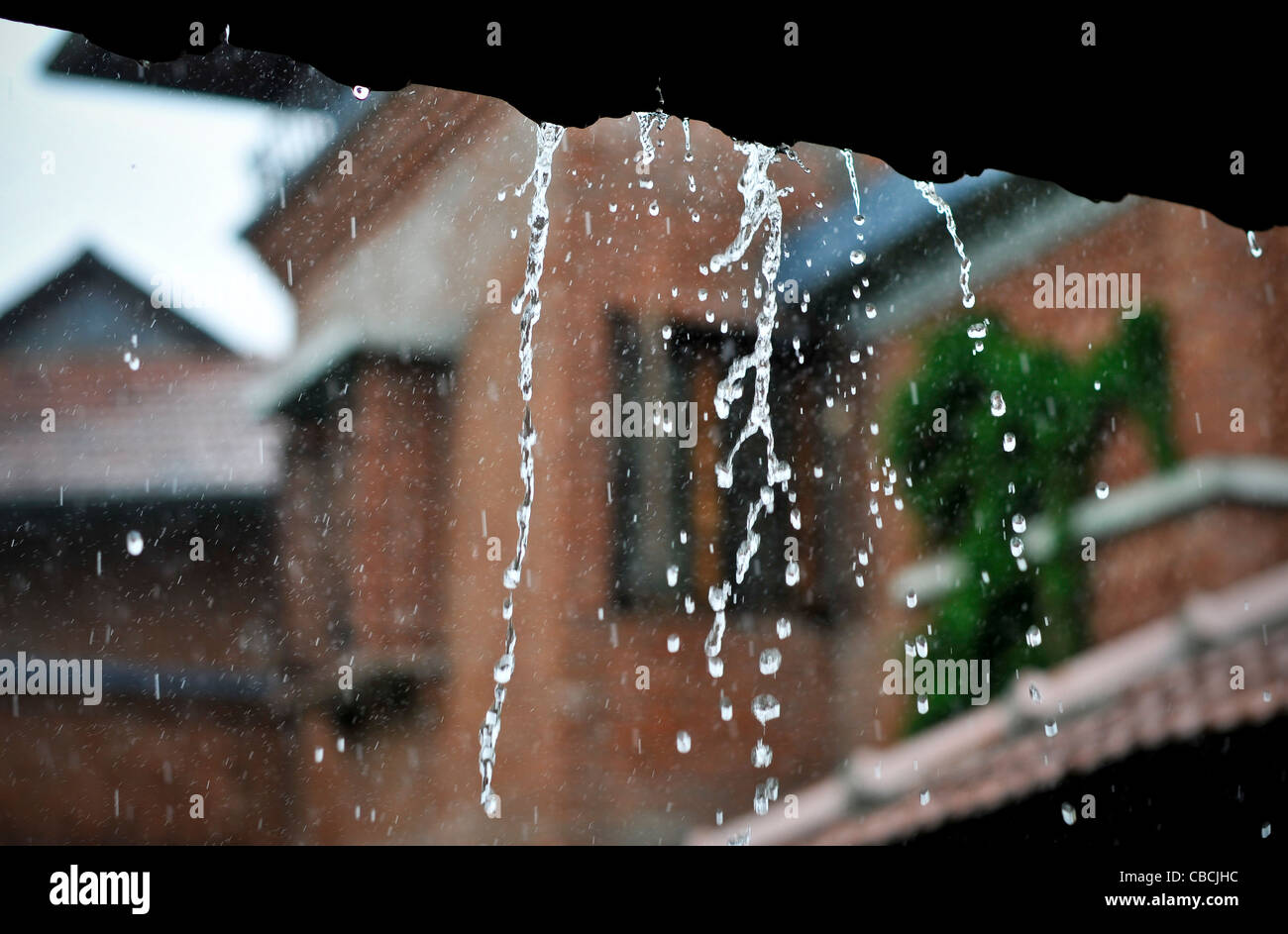 Monsunregen, Indien, Bhopal Stockfoto