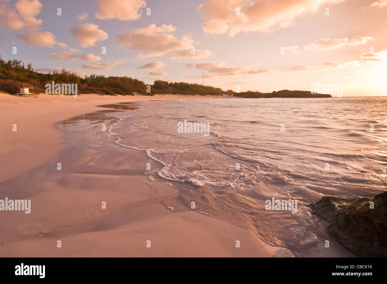 Bermuda. Horseshoe Bay Strand, Bermuda. Stockfoto