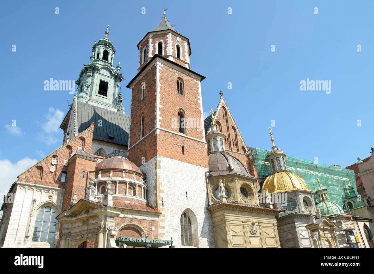 Wawel-Kathedrale Stockfoto