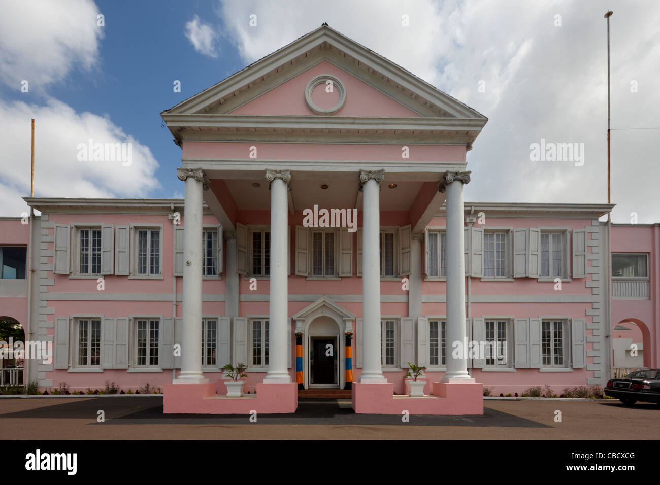 Regierung Haus, Nassau, Bahamas, Caribbean Stockfoto