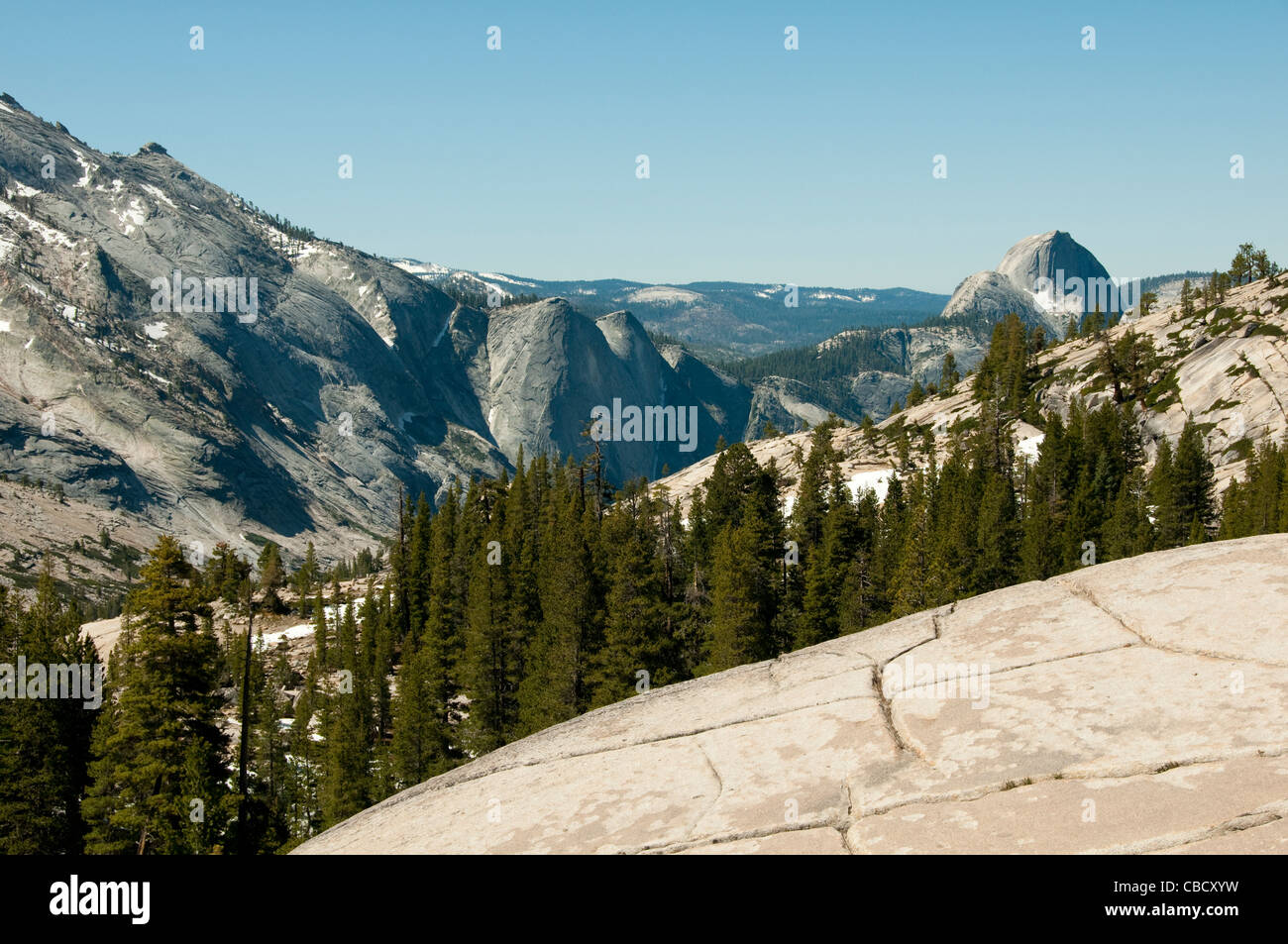 Olmsted Point, Granit-Szene, Yosemite-Nationalpark, Kalifornien, USA. Foto Copyright Lee Foster. Foto # california120873 Stockfoto