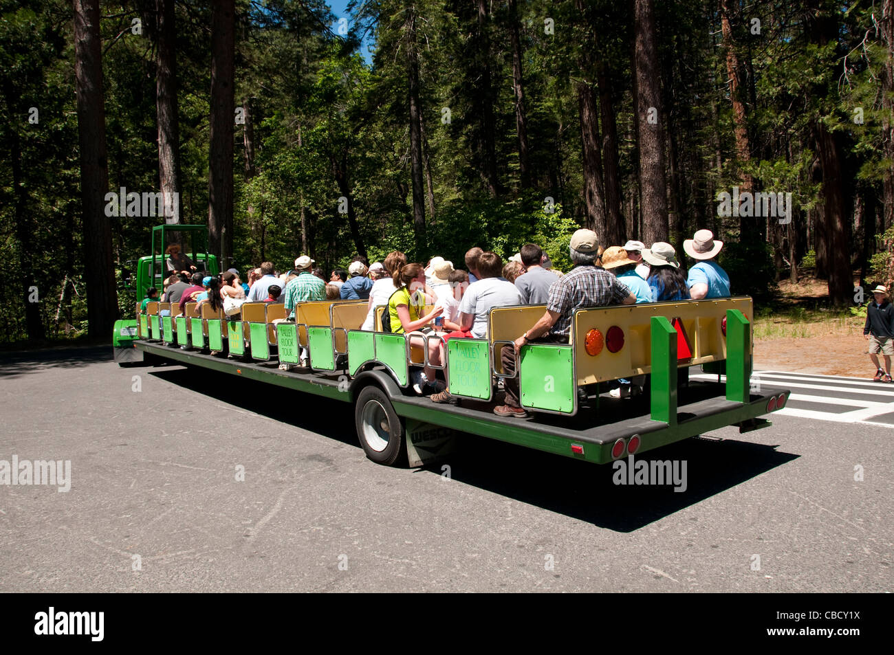 Public Transport Yosemite Nationalpark, Kalifornien Stockfoto