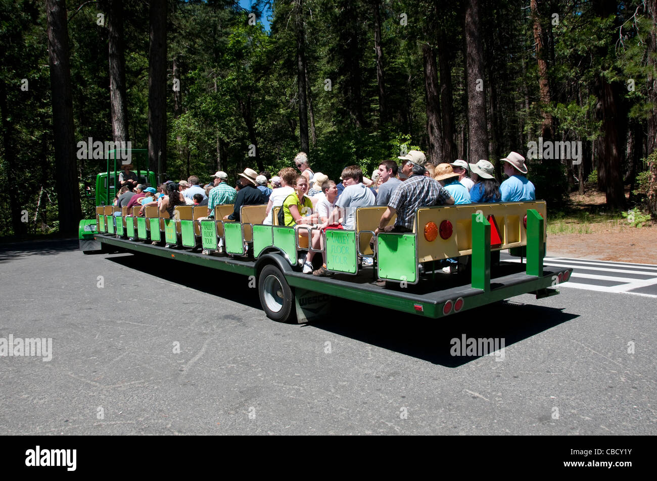 Public Transport Yosemite Nationalpark, Kalifornien Stockfoto