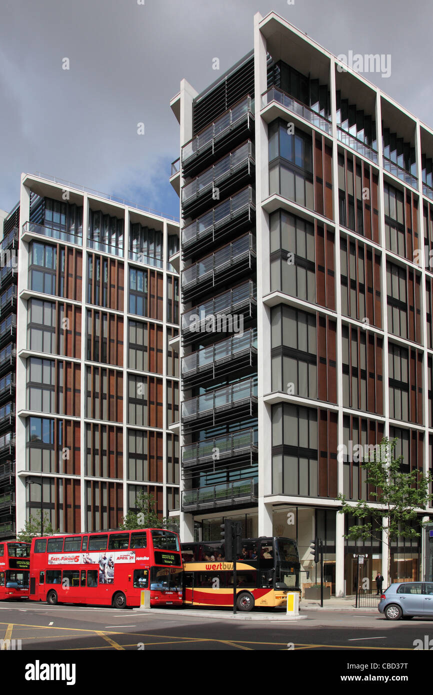 One Hyde Park Apartments, Knightsbridge, London. Teuerste Wohnung der Welt, für 121 Millionen Pfund verkauft werden soll Stockfoto