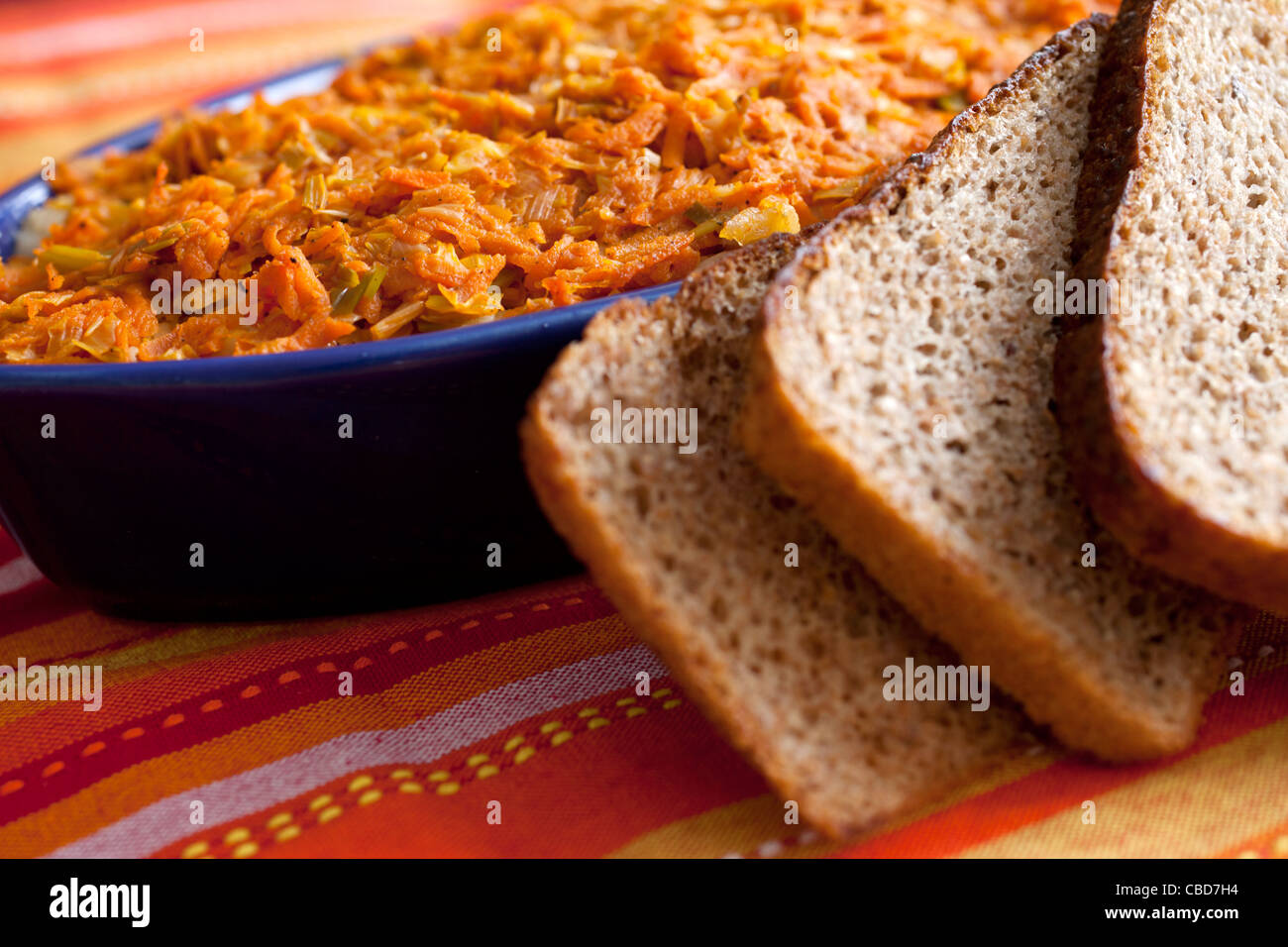 Fischsalat Stockfoto