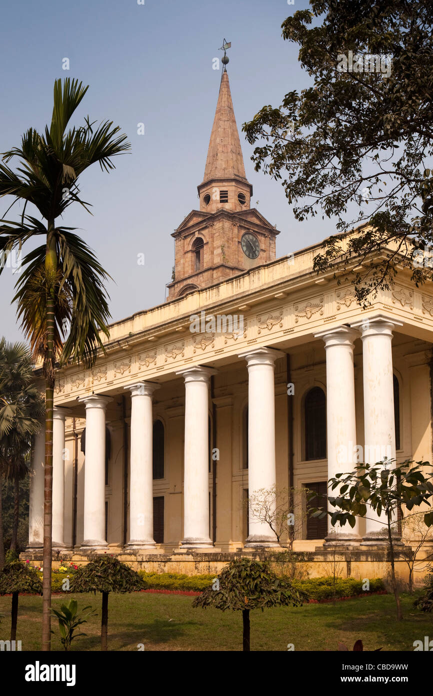 Indien, Westbengalen, Kolkata, St. Johann Kirche (1787) historische Kolonialzeit Calcutta Architektur Stockfoto