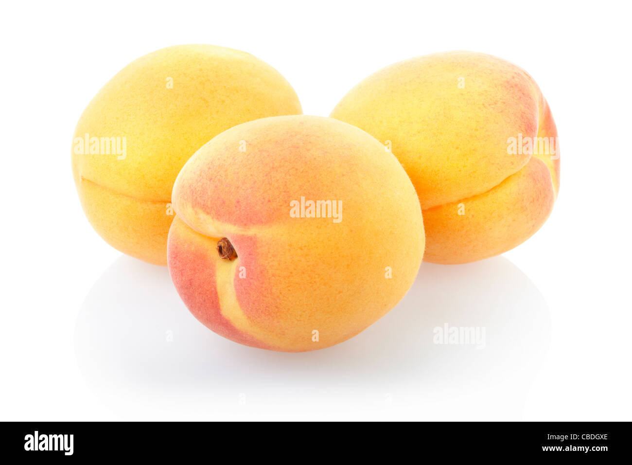 Aprikosen Stockfoto