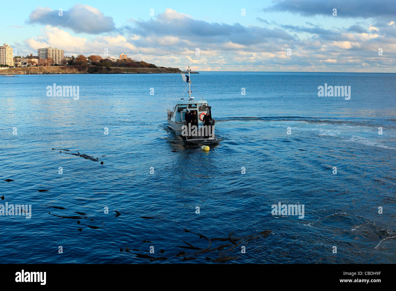 Taucher Tauchen Tauchboot Stockfoto
