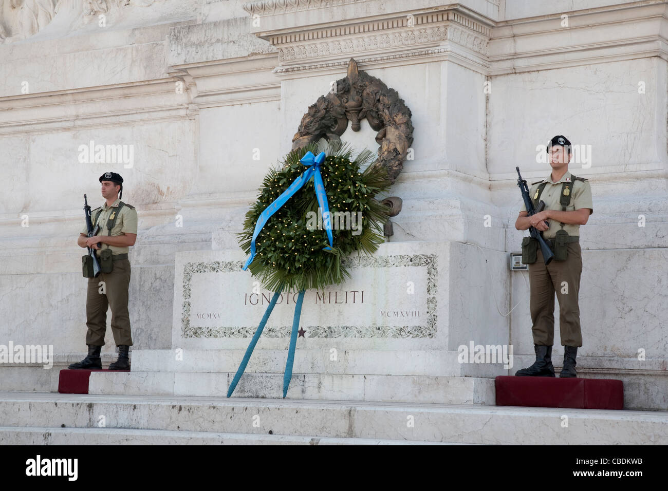 Grab des unbekannten Soldaten auf dem Il Vittoriano, Rom, Italien, Europa Stockfoto