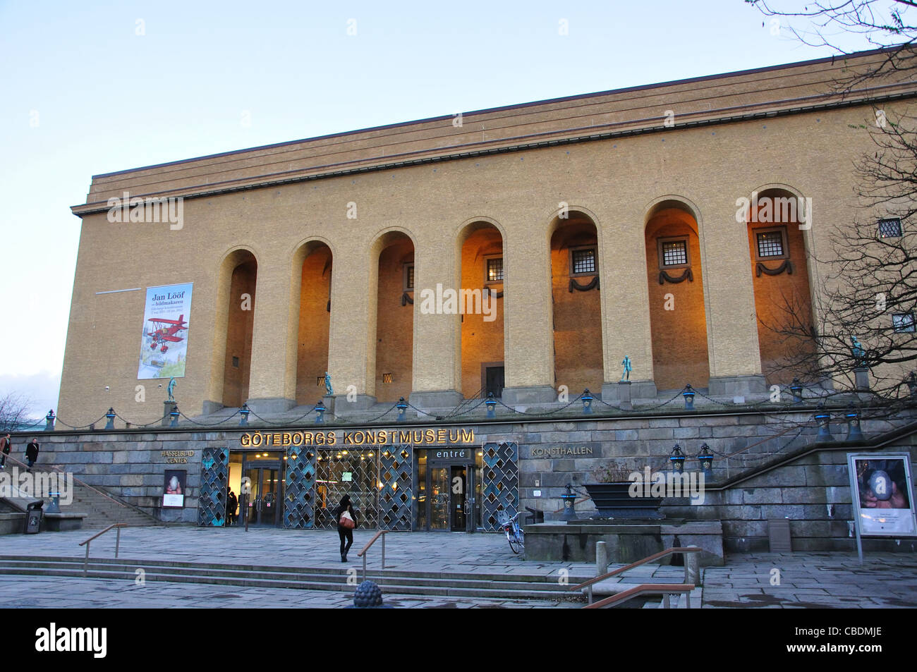 Die Göteborger Kunstmuseum, Götaplatsen, Göteborg, Västergötland & Provinz Bohuslän, Schweden Stockfoto