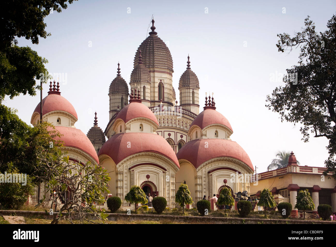 Indien, Kolkata, Westbengalen Dakshineswar Kali Tempel Stockfoto