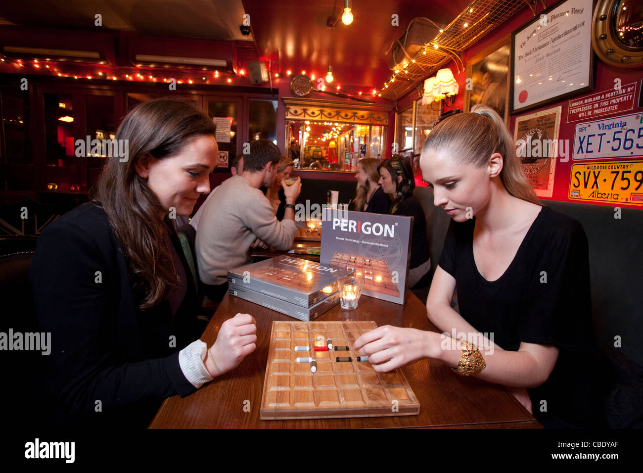 PERIGON Brettspiel im Dezember 2011 ins Leben gerufen. Foto: Jeff Gilbert Stockfoto