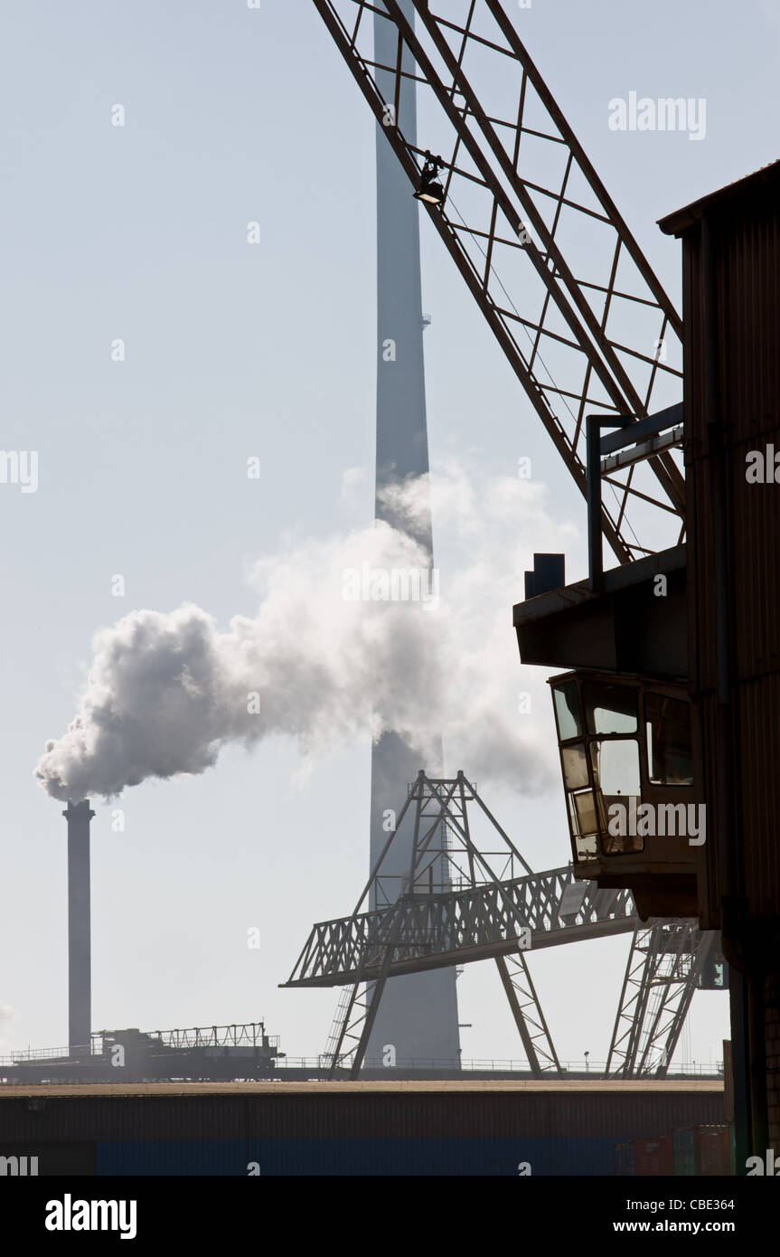 Schwerindustrie, Duisburg, North Rhine-Westphalia, Germany. Stockfoto