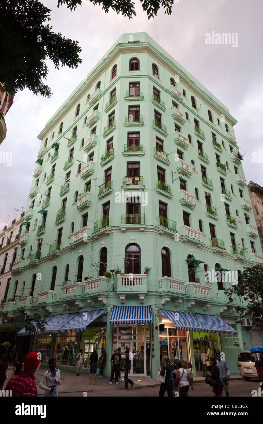 Neubau Havanna Kuba Stockfoto