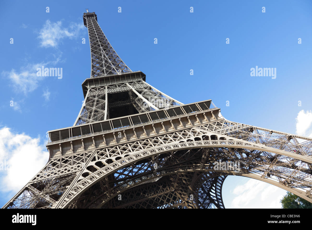 Eiffelturm Paris Frankreich Stockfoto