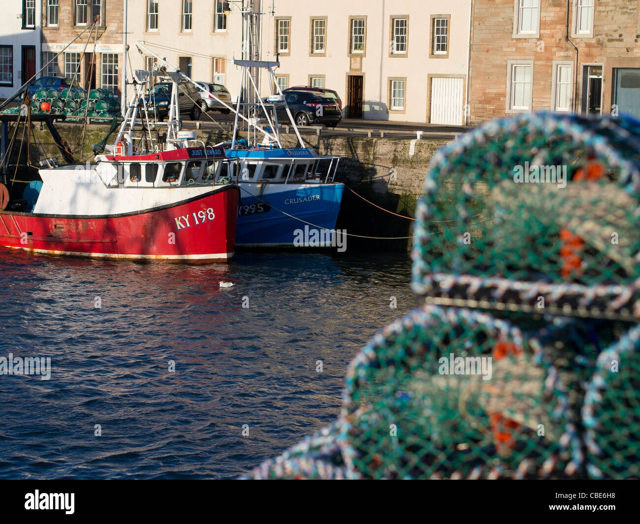 Hafen von Pittenweem, Fife, Schottland Stockfoto