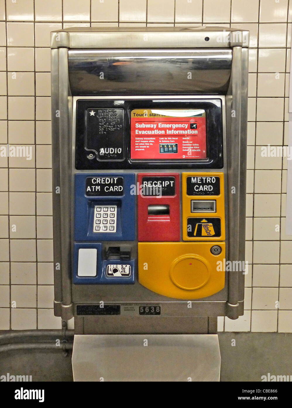 MetroCard Automaten Stockfoto