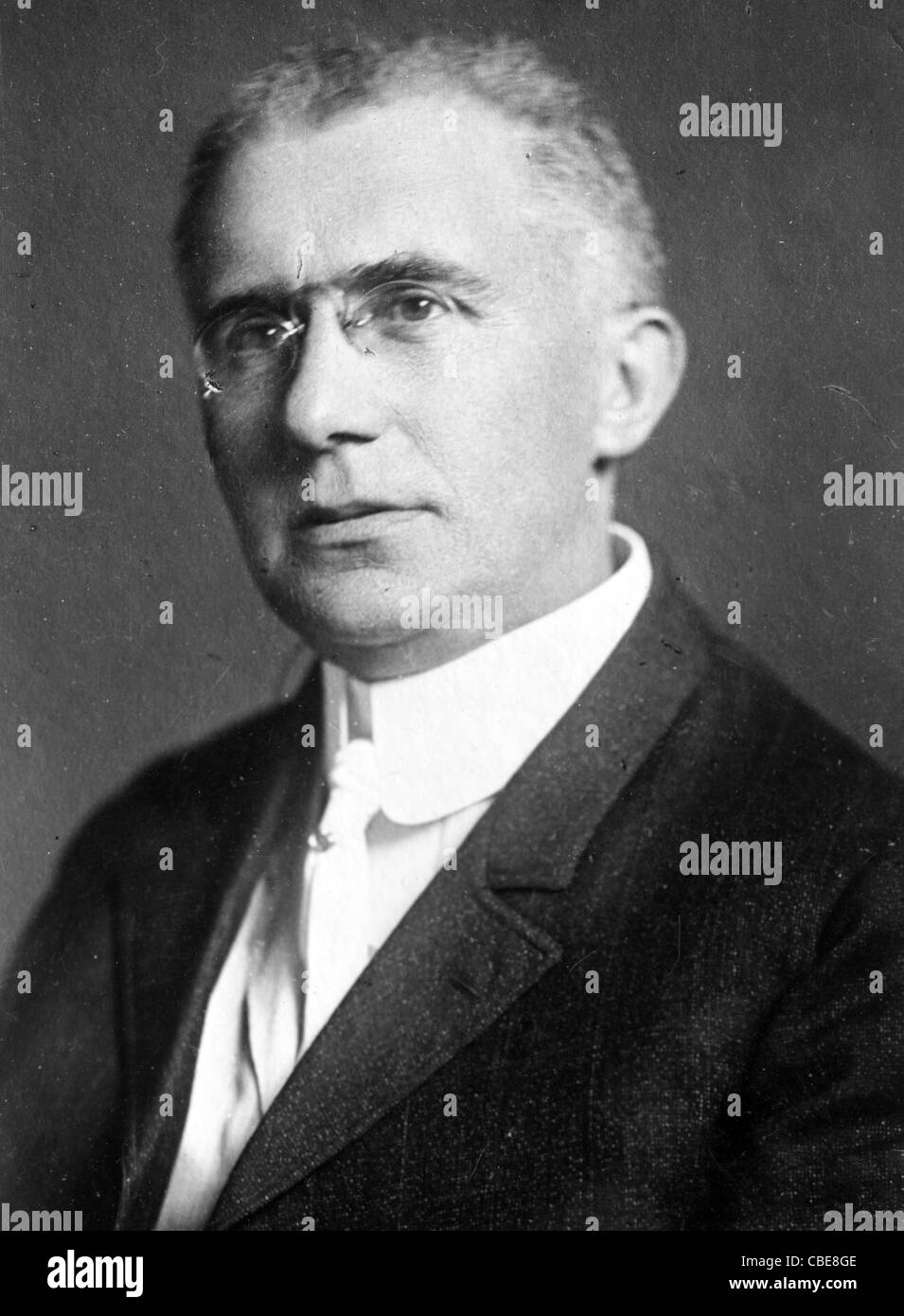 Emile Berliner, Emil Berliner, deutschstämmiger US-amerikanischer Erfinder. Stockfoto