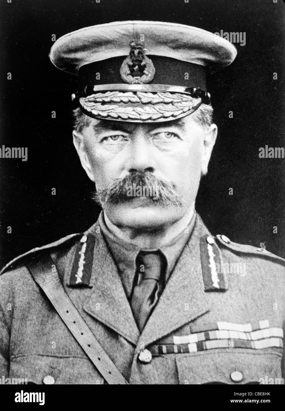 Lord Kitchener, Feldmarschall Horatio Herbert Kitchener, 1. Earl Kitchener Stockfoto