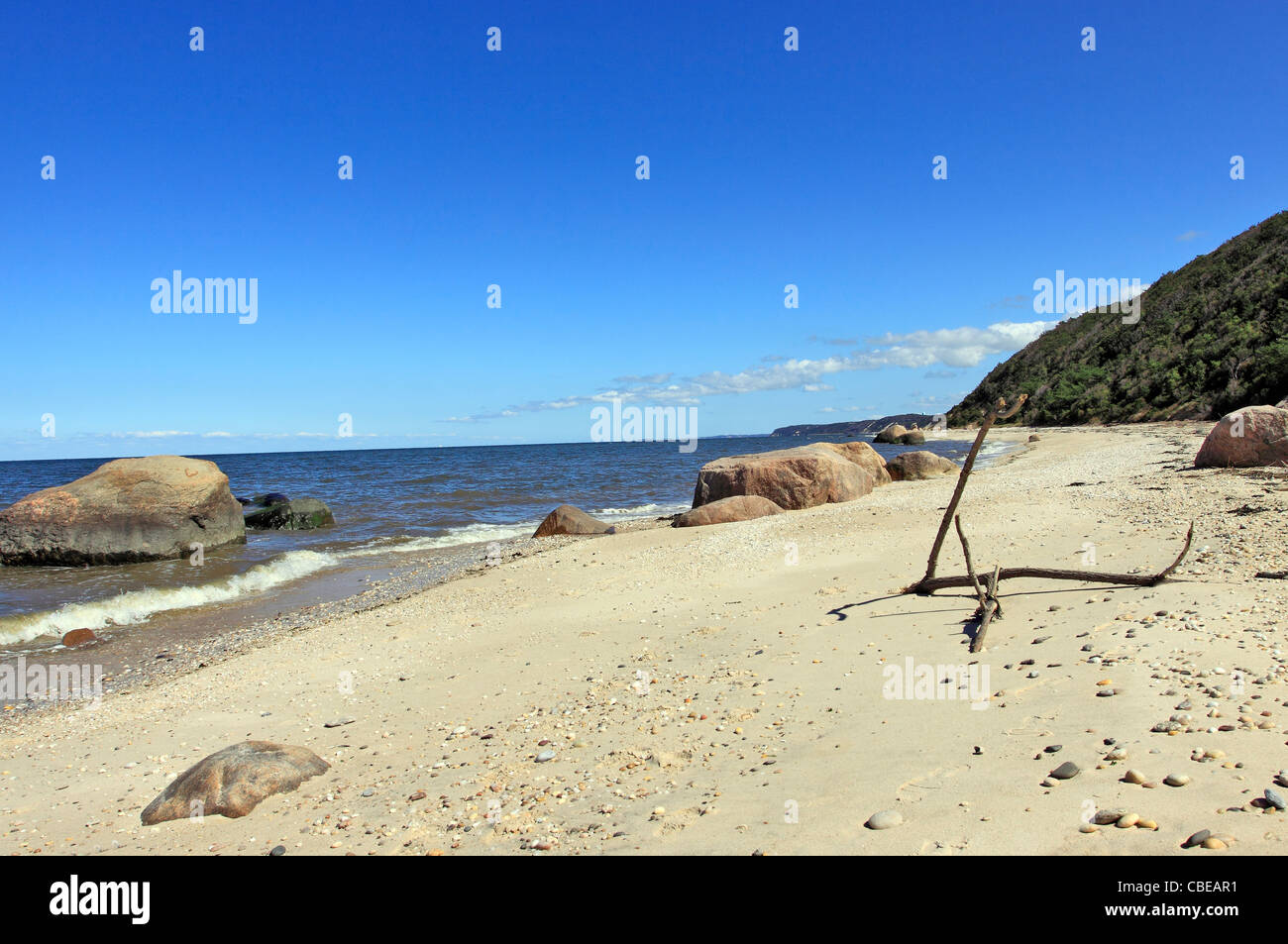 Wildwood State Park auf Long Island Sound Wading River NY Stockfoto