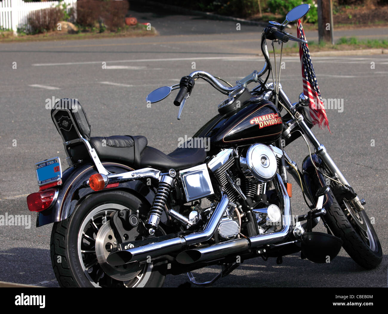 Harley Davidson Motorrad Long Island NY Stockfoto