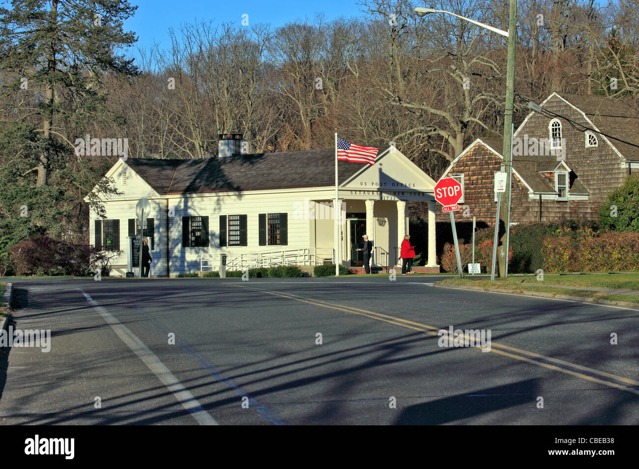 United States Post Office Setauket Long Island NY Stockfoto