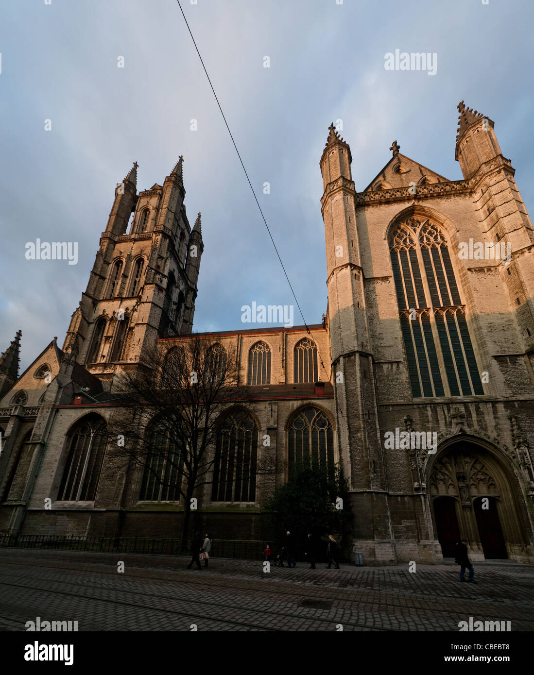 St. Bavo Cathedral in Gent, Provinz Ost-Flandern, Belgien Stockfoto