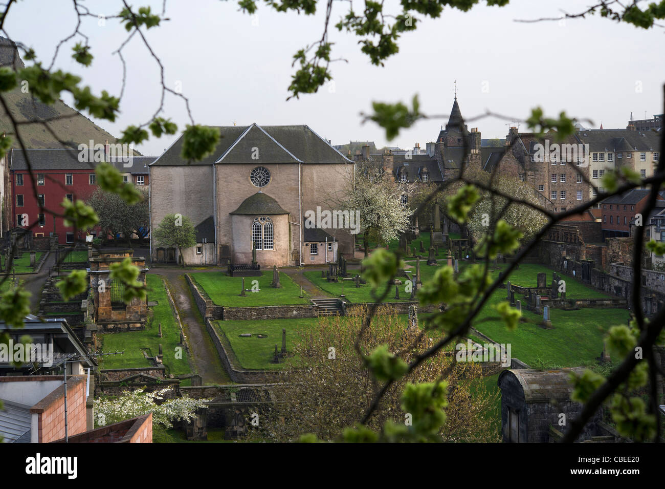 Canongate Friedhof in Edinburgh Stockfoto