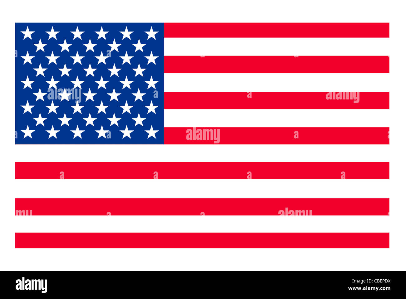 US-Flagge Stockfoto