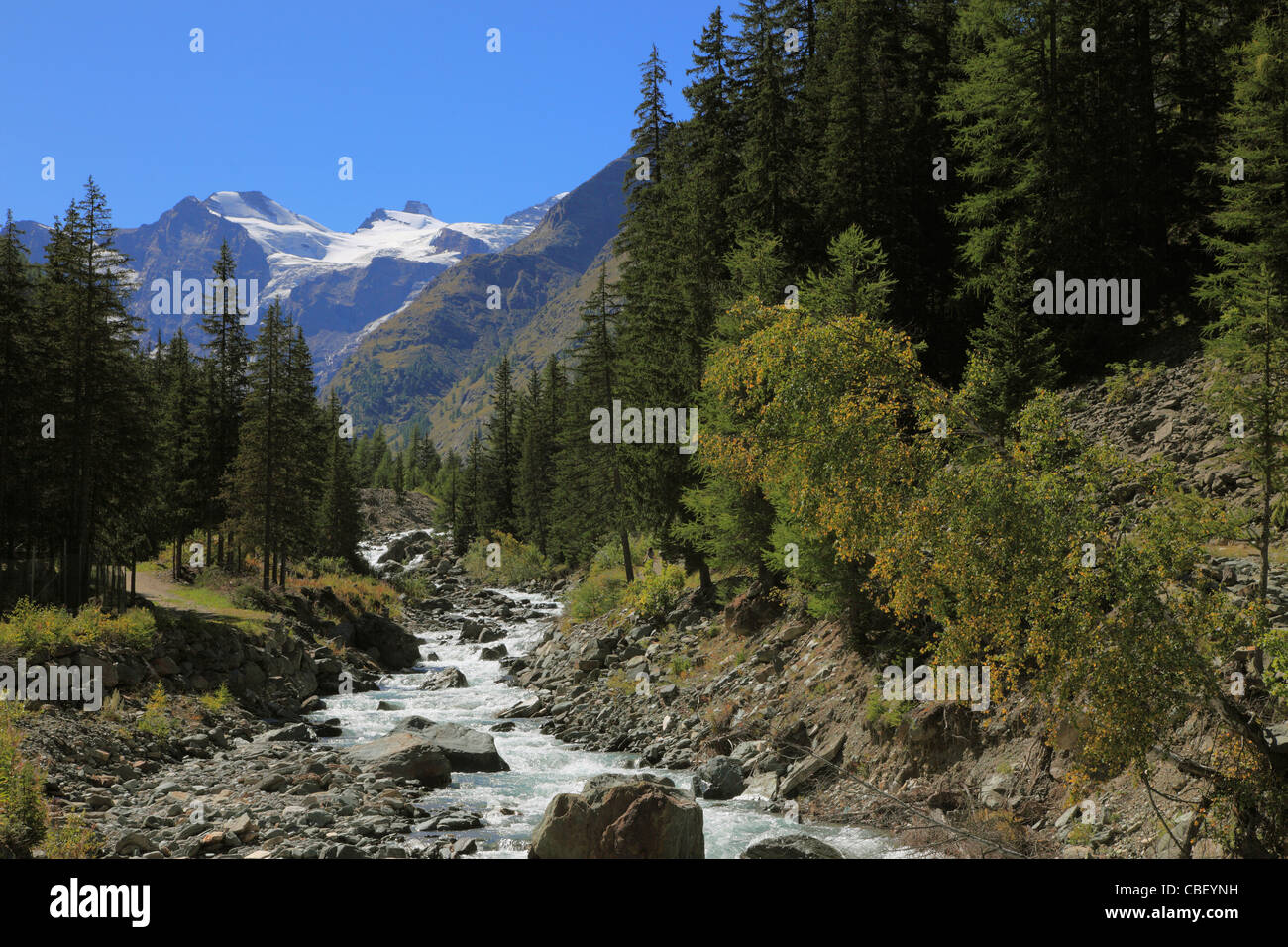 Italien, Alpen, Aostatal, Gran Paradiso, Stockfoto