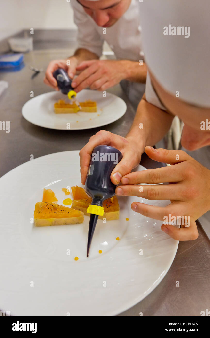 Starter in Progress., HOTEL DU CASTELLET, 5 Stud Relais und Schloss in der Provence 3001 Route des Hauts du Camp - 83330 LE CASTELLET Stockfoto