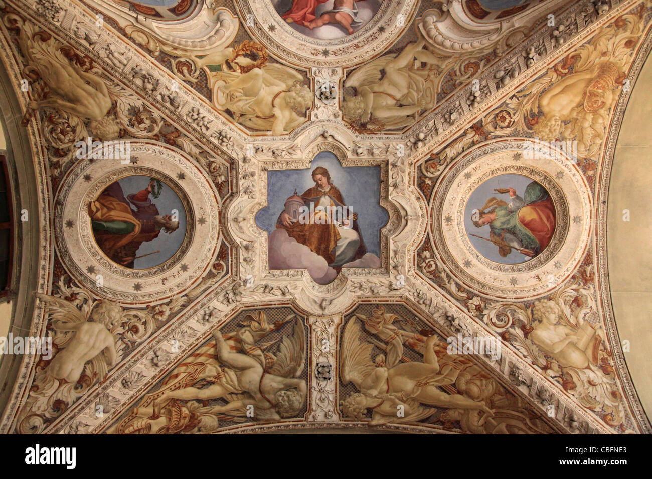 Italien, Toskana, Florenz, Palazzo Pitti, Palast, Interieur, Stockfoto