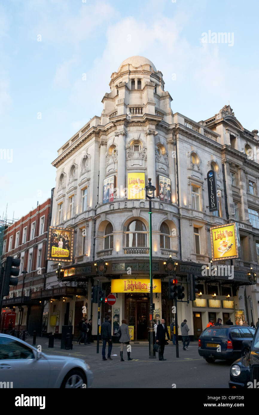 Gielgud Theatre zeigt die Ladykillers im Theatreland west end London England uk Vereinigtes Königreich Stockfoto
