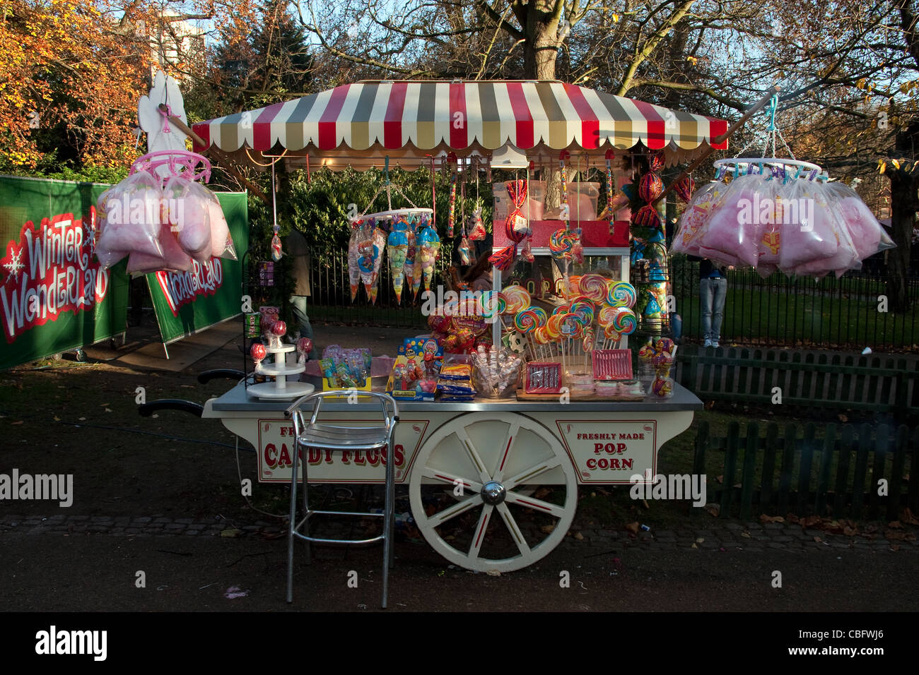 Winter Wonderland Hyde Park fair London Stockfoto