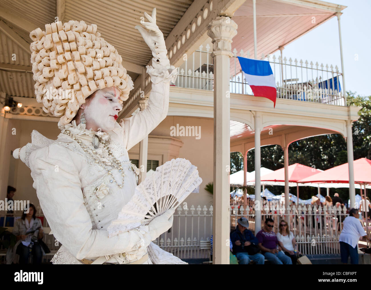 Französische Festival im Como House in Melbourne Australien Stockfoto