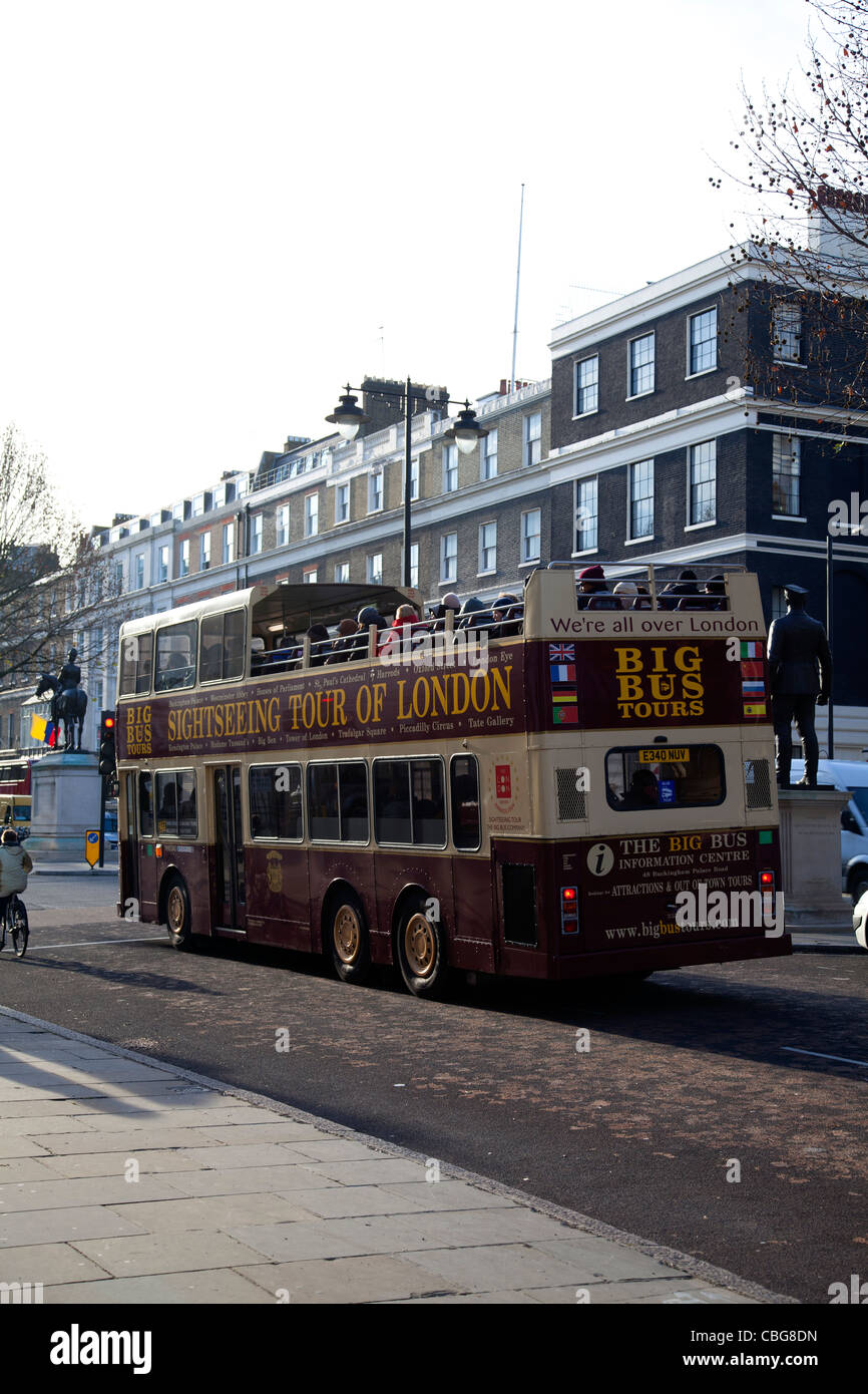 Big Bus Tours in London Stockfoto