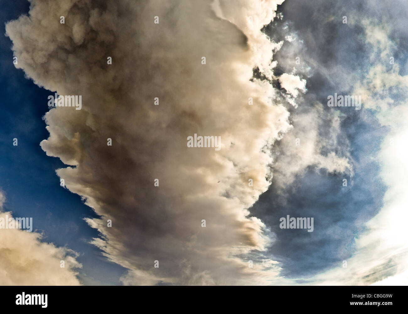 Eruption Ätna Stockfoto