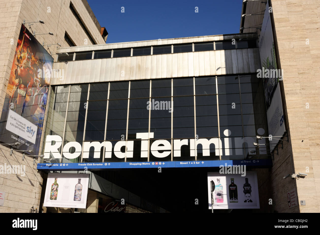 Italien, Rom, Roma Termini Bahnhof Stockfoto