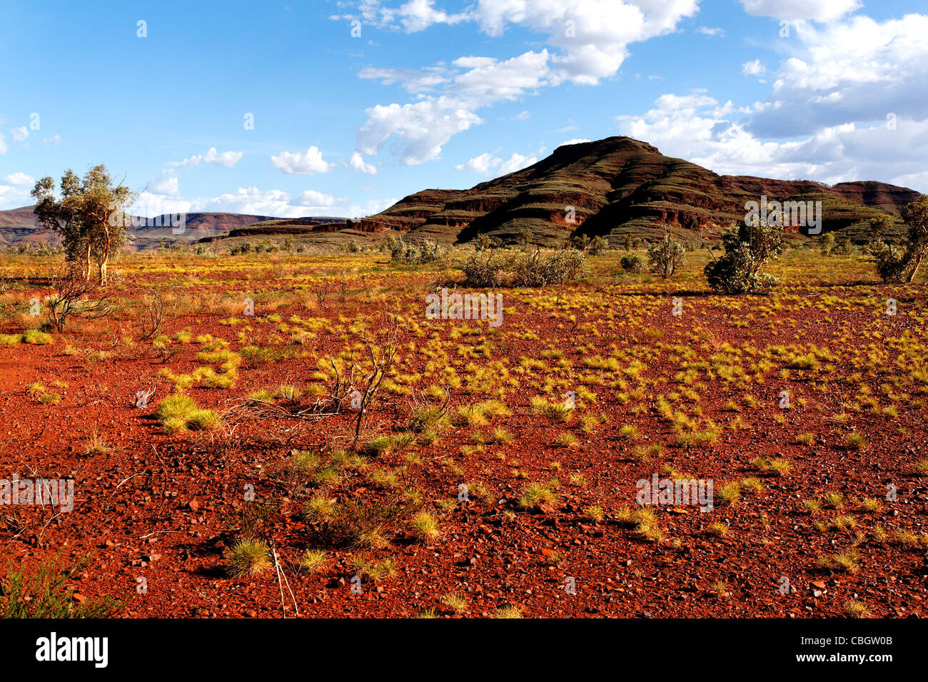 Australische Outback-Landschaft, Pilbara Westaustraliens Stockfoto