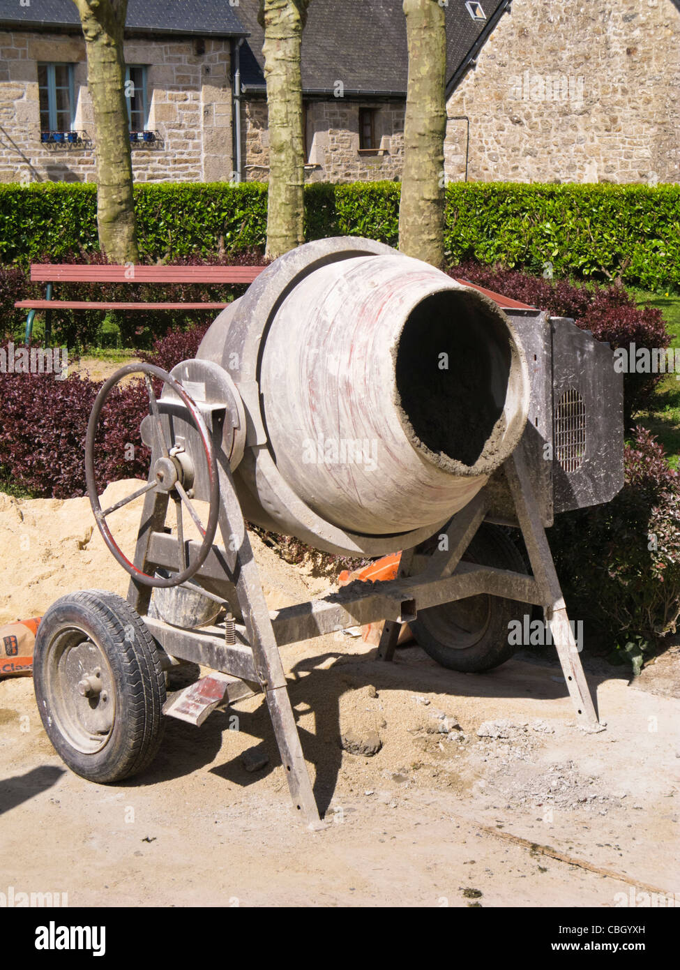 Betonmischer Stockfoto
