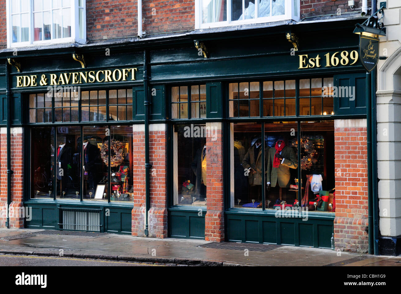 Ede & Ravenscroft Tailor Shop, Cambridge, England, UK Stockfoto