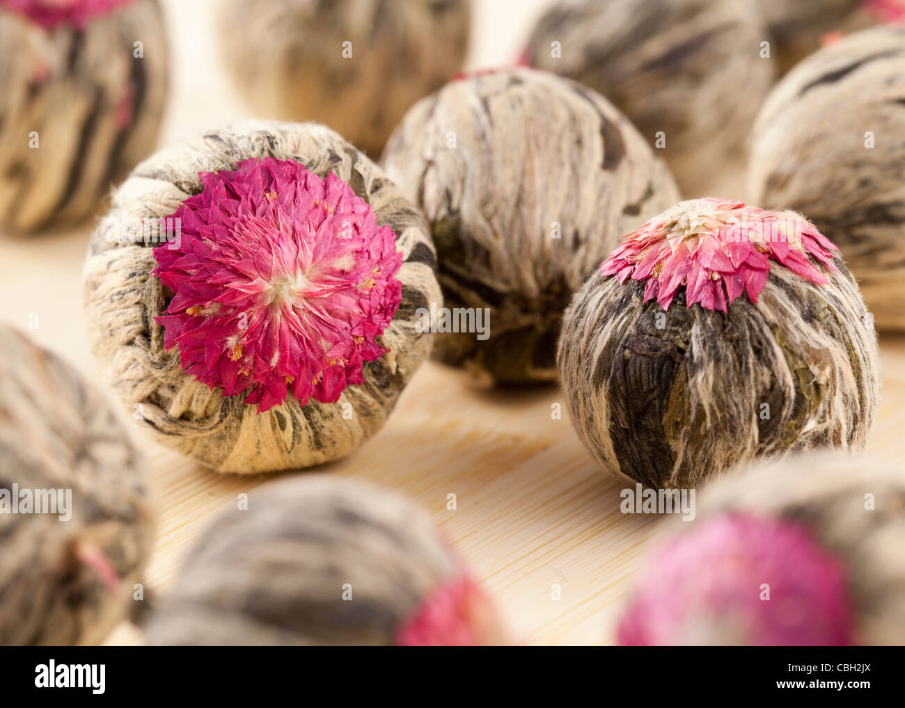 Getrocknete Jasmin für einen Tee Stockfoto