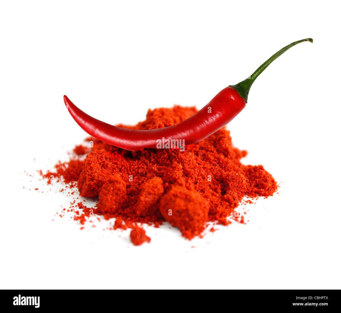 Chili-Pulver Stockfoto