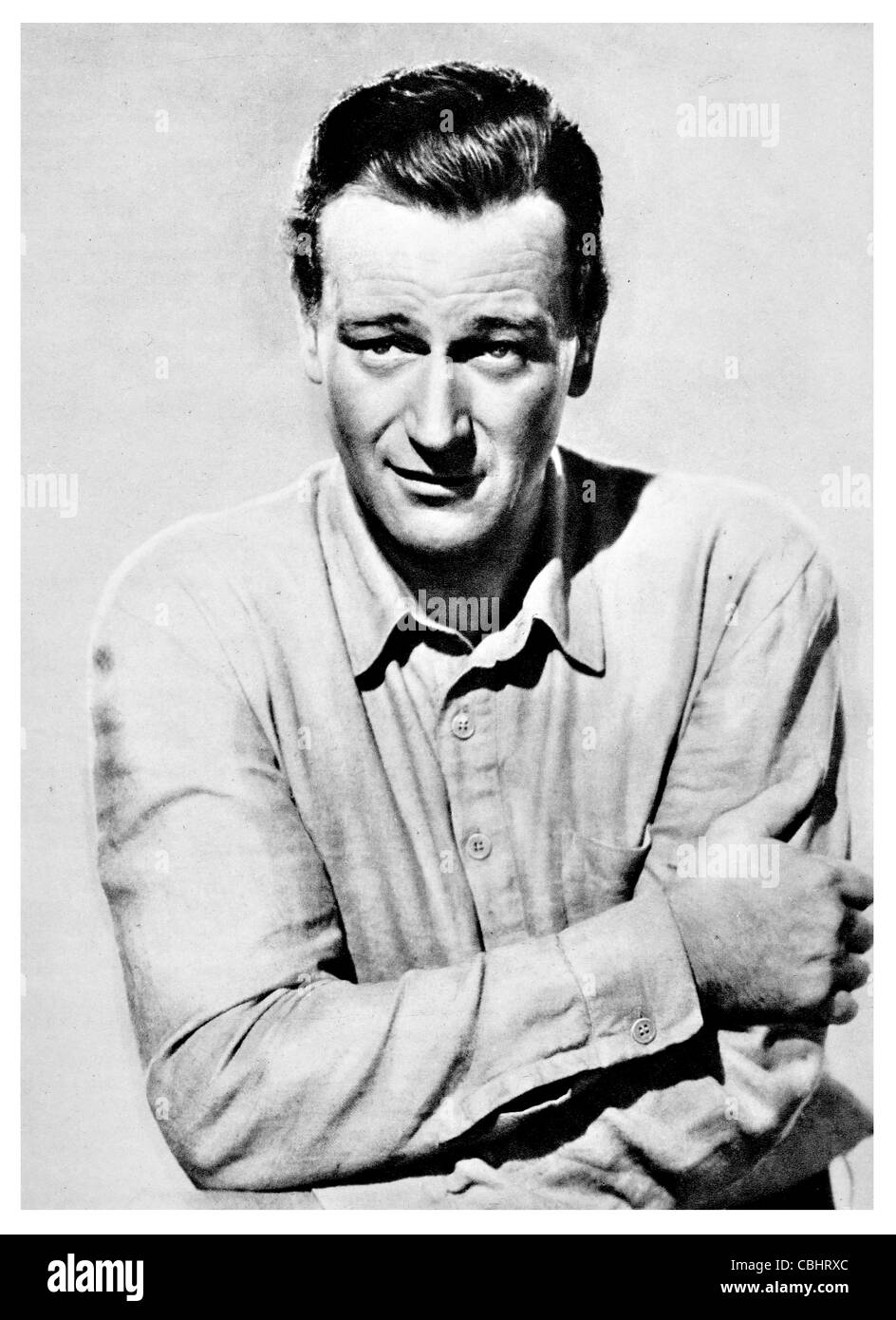 Marion Mitchell Morrison 1907 1979 John Wayne American film Schauspieler Regisseur Produzent Oscar Abendkasse Western Filme Stockfoto