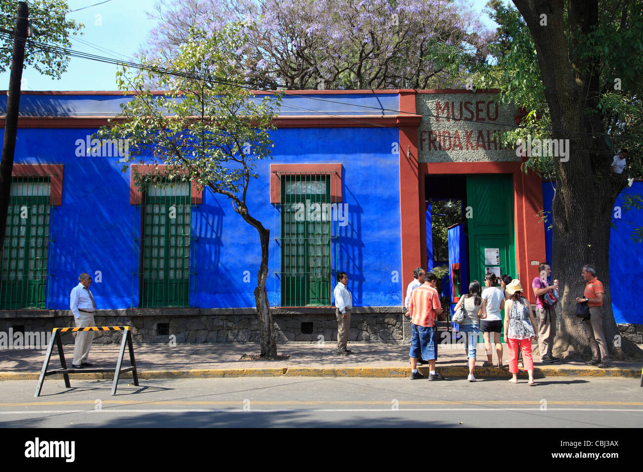 Frida Kahlo Museum, Coyoacán, Mexiko-Stadt, Mexiko, Nordamerika Stockfoto
