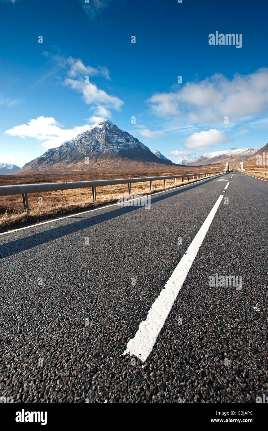 A82 Buchaille Etive Mor Rannoch Moor Stockfoto