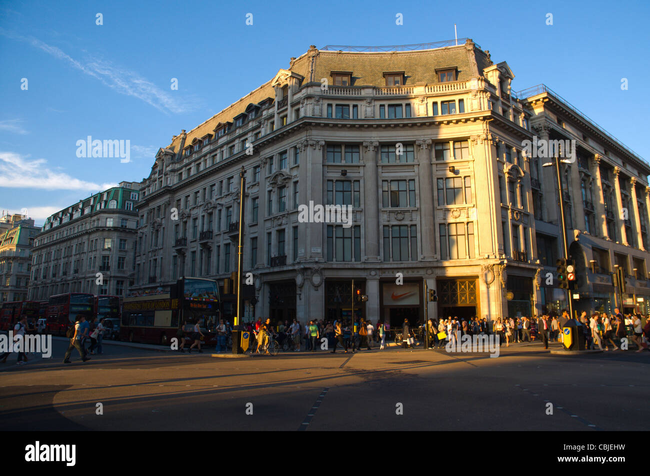 Oxford Circus Kreuzung central London England UK Europe Stockfoto