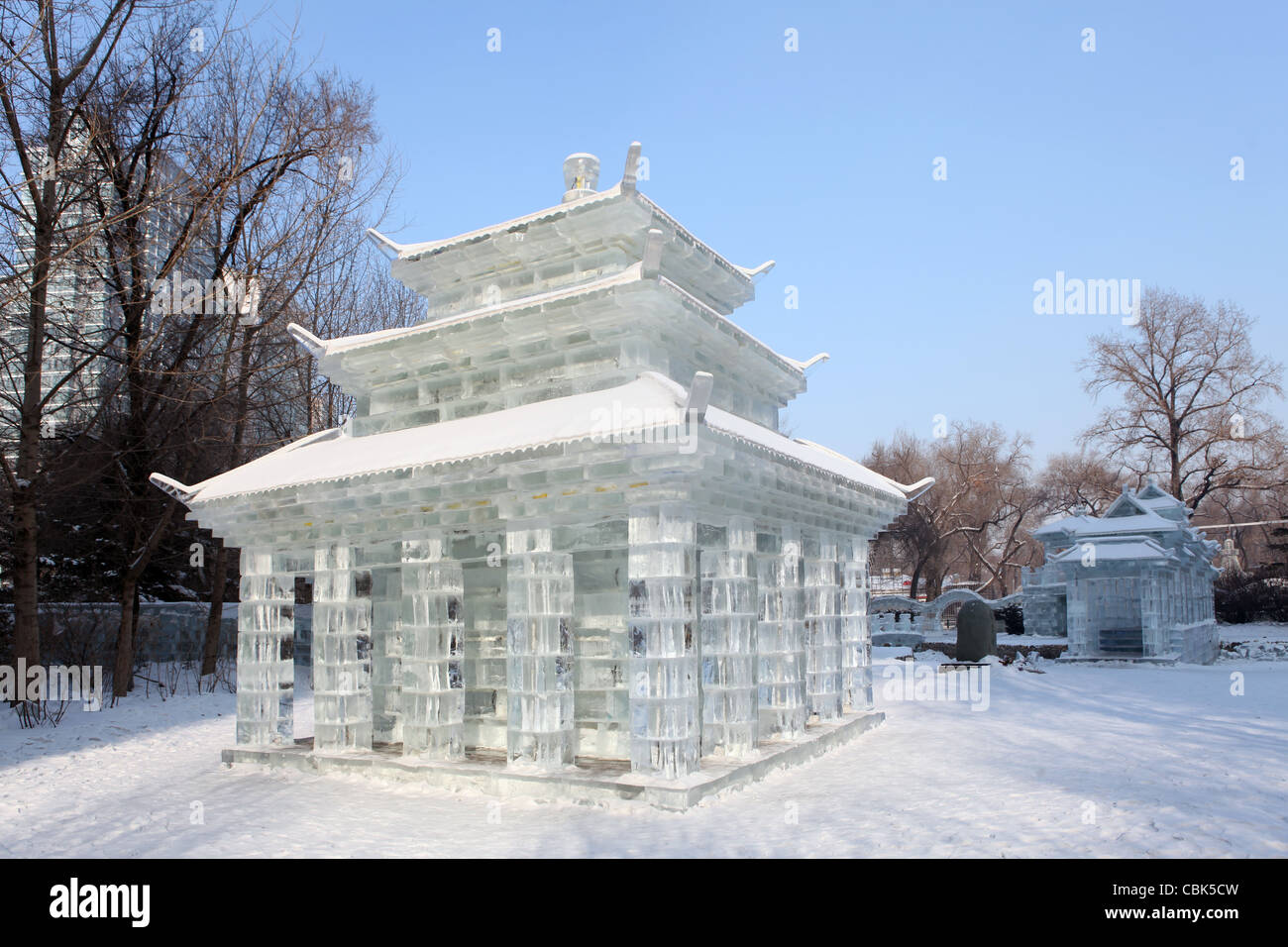 Eis und Schnee Festival, Harbin, China, Heilongjiang Stockfoto